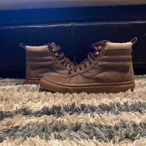 Vans Shoes Vans Sk8 Hi Mte Leather Brown Herring